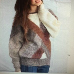 SWEATER 100% Mohair Wool